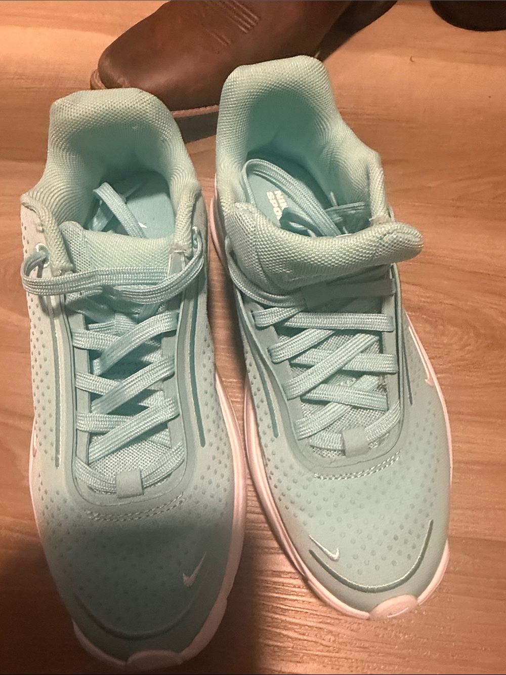 Nike Women's Light Teal Athletic Sneakers